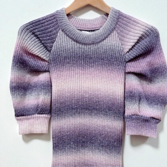 NWT En Saison Greer Ombre Knit Ruffle Hem Maxi Sweater Dress - Picture 3 of 7